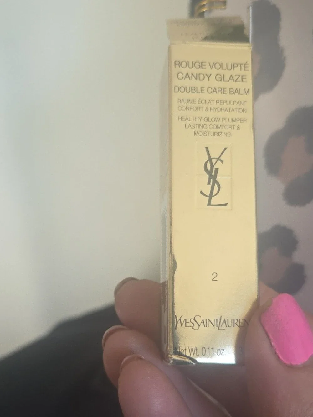 Yves Saint Laurent Rouge Volupté Candy Glaze Double Care Balm - Gold